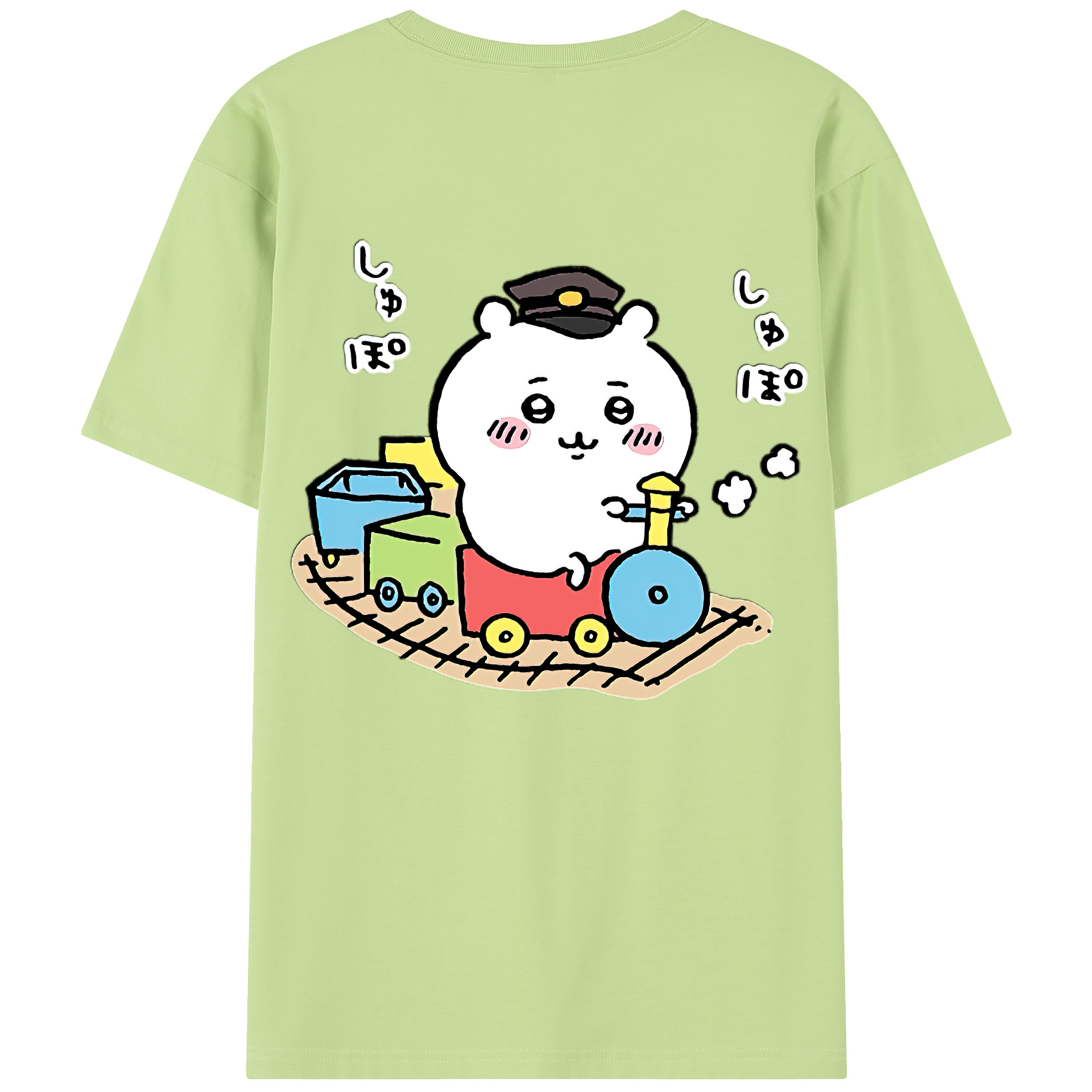 （画像用） ちいかわ ちいかわ Chii-kawa chiikawa 綿100％半袖Tシャツ（背面プリント）